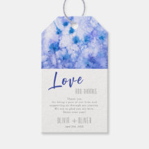 Winter Blau Tuin Bruiloft Liefde en Dank 