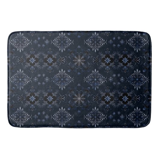 Winter Blauw Bad Mat (Voorkant)