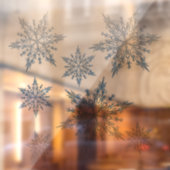 Winter Blauw Raamsticker (Vel 2)