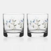 Winter Blauwe Bosbes Botanisch Whisky Glas (Achterkant)