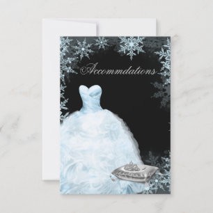 Winter Blauwe Sneeuwvlok Sweet Sixteen Feest Kaart