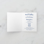 Winter Blauwe Vogels In Liefde Kerstfeest Trouwen (Binnen)