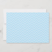 Winter Blauwe Vos Jongen Baby Shower Uitnodiging (Achterkant)