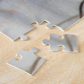 Winter Blauwvogel Natuur kunst Legpuzzel (Zijkant)