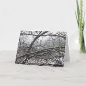 Winter Blessay Seizoenen Vernissen Kaart (Voorkant)