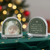 Winter Blessing Custom Baby Keepsake Sneeuwbol