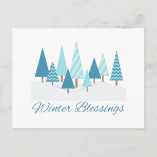 Winter Blessings Briefkaart