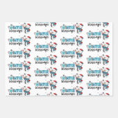 Winter Blessings Customize Inpakpapier Vel (Voorkant 3)