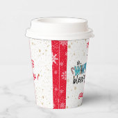 Winter Blessings Customize Papieren Bekers (Rechts)