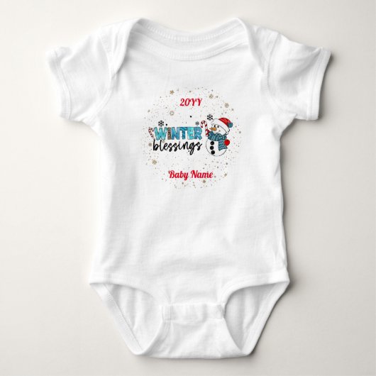 Winter Blessings Customize Romper (Voorkant)