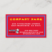 Winter Blessings Customize Visitekaartje (Achterkant)