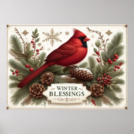 Winter Blessings Poster (Voorkant)