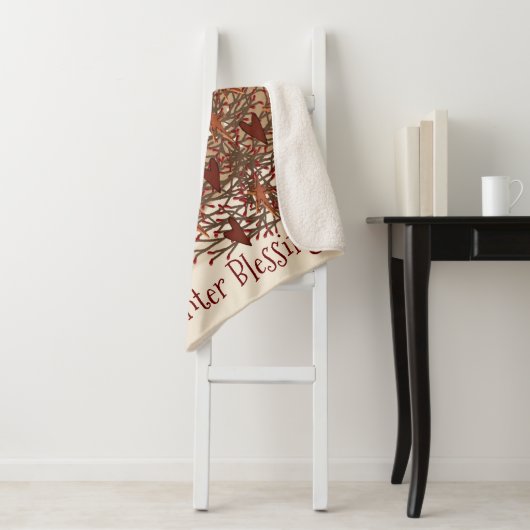 Winter Blessings Sherpa Deken (In situ)