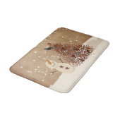 Winter Blessings Snowman Bath Mat (Gekanteld)