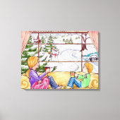 Winter Bliss Canvas Afdruk (Voorkant)