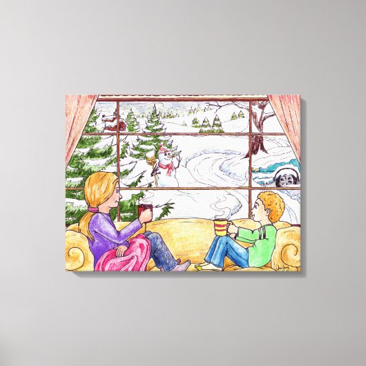 Winter Bliss Canvas Afdruk (Voorkant)