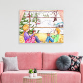 Winter Bliss Canvas Afdruk (Insitu (Woonkamer))