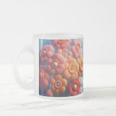 Winter Bloei Raam Matglas Koffiemok (Links)