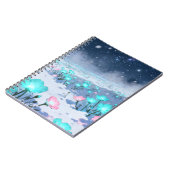 Winter Bloei Spiraal Notebook Notitieboek (Linkerzijde)