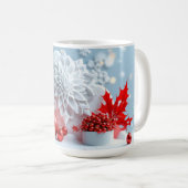 Winter Bloem Compositie Koffiemok (Voorkant rechts)