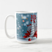 Winter Bloem Compositie Koffiemok (Links)