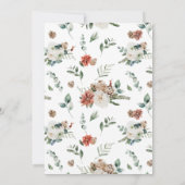 Winter Bloem Oh Wat Een Leuke Meid 1e Verjaardagsf Kaart (Achterkant)