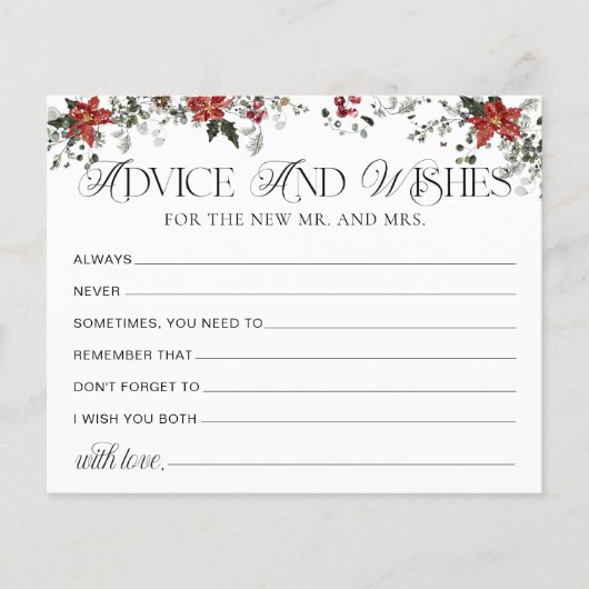 Winter Bloemen Advies en Wensen Vrijgezellenfeest  (Voorkant)