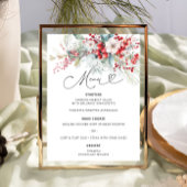 Winter Bloemen Baby Shower Poster