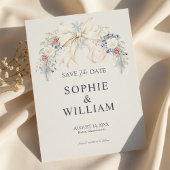 Winter Bloemen Foto Save The Date
