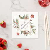 Winter Bloemengroen | Baby Shower Servetten (Insitu)