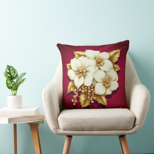 Winter Bloemstuk Verjaardag Kussen (Stoel)