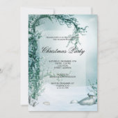 Winter Bloesem Landschap & Kardinaal Kerstfeest Kaart (Voorkant)