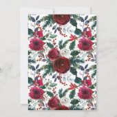 Winter Bloom die het Paar Beste Bridal Game kent Kaart (Achterkant)