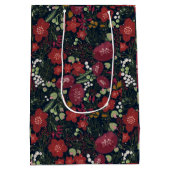 Winter Blooms Gift Bag Medium Cadeauzakje (Achterkant)