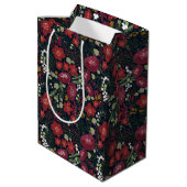 Winter Blooms Gift Bag Medium Cadeauzakje (Achterkant Gekanteld)