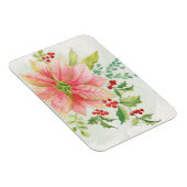 Winter Blooms | Roze Blooming Poinsettia Magneet (Rechterzijde)