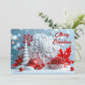 Winter Blossom Composition Kaart (Staand voorkant)