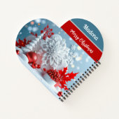 Winter Blossom Composition Notitieboek (Achterkant)