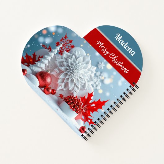 Winter Blossom Composition Notitieboek (Achterkant)