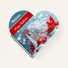 Winter Blossom Composition Notitieboek