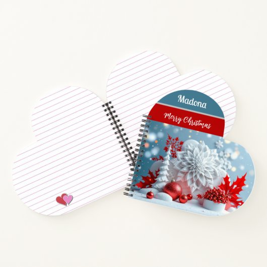 Winter Blossom Composition Notitieboek (Binnen)