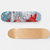 Winter Blossom Composition Persoonlijk Skateboard (Horizontaal)