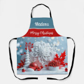 Winter Blossom Composition Schort (Voorkant)