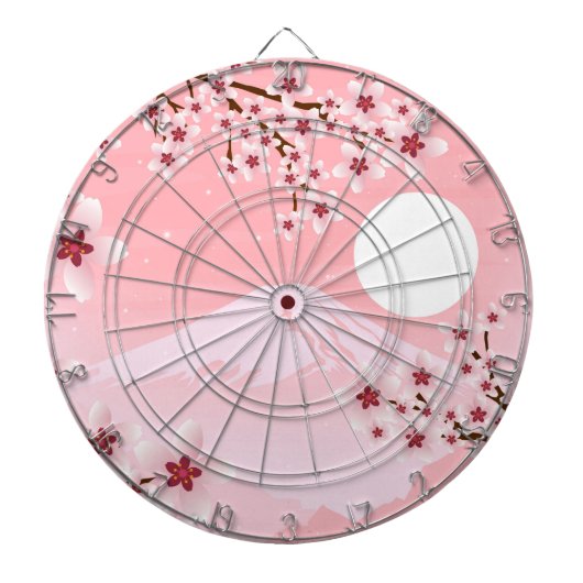 Winter Blossom Dartbord (Voorkant)