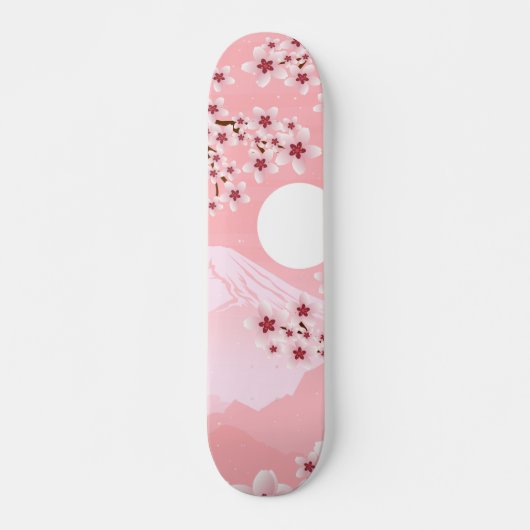 Winter Blossom Persoonlijk Skateboard (Voorkant)