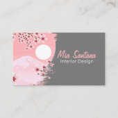 Winter Blossom Visitekaartje (Voorkant)