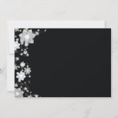 Winter Blossom Vrijgezellenfeest Kaart (Achterkant)