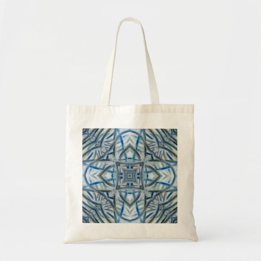 Winter Blue Crystal Pattern Tote Bag (Voorkant)