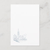 Winter Blue Enclosure Card Details Informatiekaartje (Achterkant)