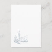 Winter Blue Enclosure Card Details Informatiekaartje (Achterkant)